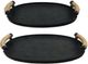 Uttermost® Viewpoint 2-Piece Bronze Tray Set-3