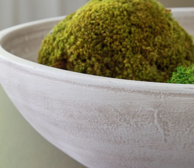 Signature Design by Ashley® Meadie Distressed White Bowl-2
