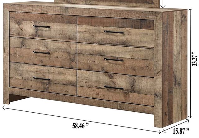 Crown Mark Elmer Natural Dresser-2