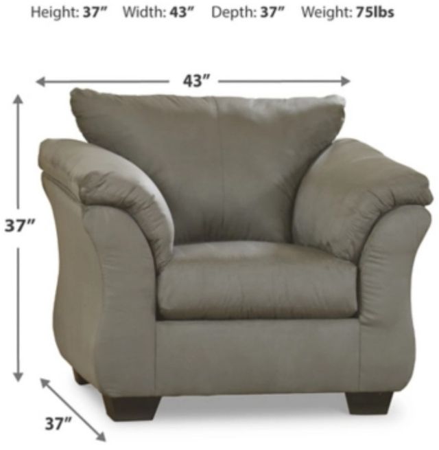 Signature Design by Ashley® Darcy Cobblestone Chair-1