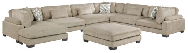 Homelegance® Tinley 7-Piece Brown Modular Sectional with Ottoman-3