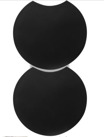 Meridian Furniture Dimple 2-Piece Matte Black 20" Modular Nesting End Table Set-2