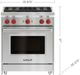 Wolf® 30" Stainless Steel Pro Style Gas Range-2