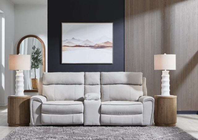 Signature Design by Ashley® Grafton Pike 3-Piece Ash/Pearl Modular Power Reclining Sectional-1