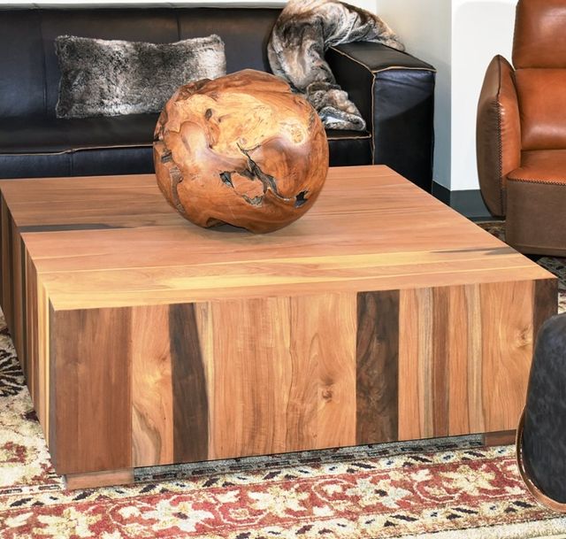 YHD Lestari Brown Coffee Table-1