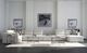 Fairfield® Sundries Axel Brown/Gray Cocktail Table with Hammered Base-1