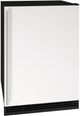 U-Line 1 Class 24" 5.7 Cu. Ft. White Solid Beverage Center-0