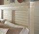 Signature Design by Ashley® Bolanburg Antique White King Panel Bed with Louvered Headboard-4