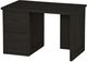 Crate Designs™ Furniture Espresso Lacquer Top Desk-0