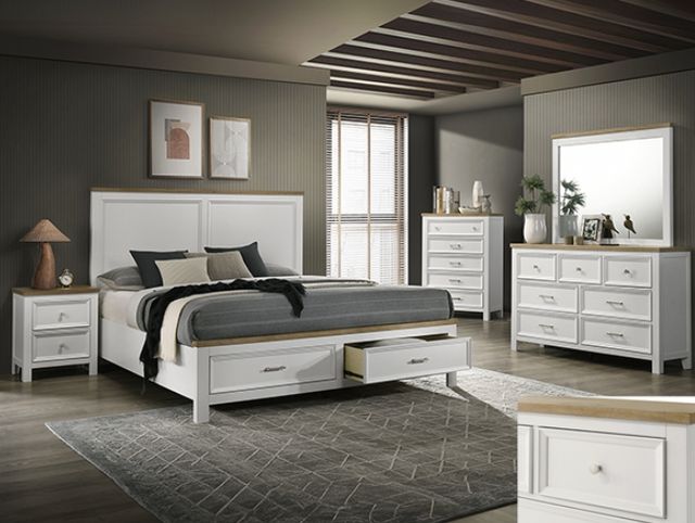 Crown Mark Aston White Dresser-1