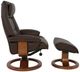Fjords® Customizable Admiral R Classic Comfort Small Manual Reclining Chair with Footstool-4