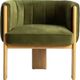 Moe's Home Collection Sofi Truly Olive Accent Chair-1