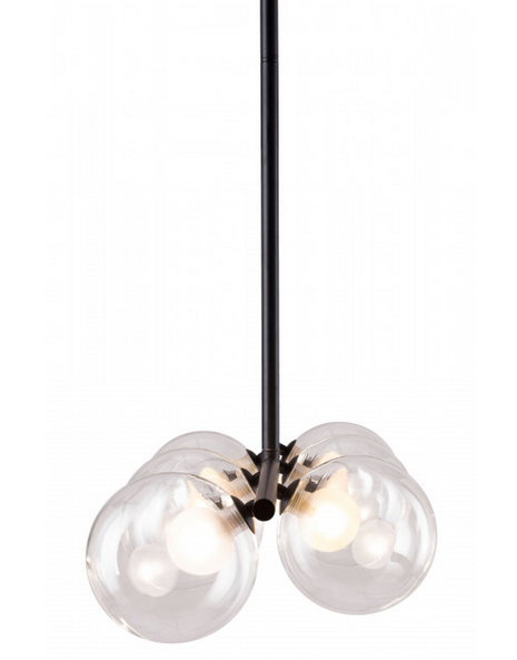 Zuo® Modern Keyoz Black Ceiling Lamp-1