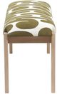 TOV Furniture Arielle Olive/White Embroidered Bench-4