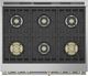 Monogram® Statement Collection 36" Stainless Steel Pro Style Natural Gas Range with 6 Burners-3