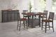 TEI St. Pete Maple Gathering Table with Storm Gray Base-2