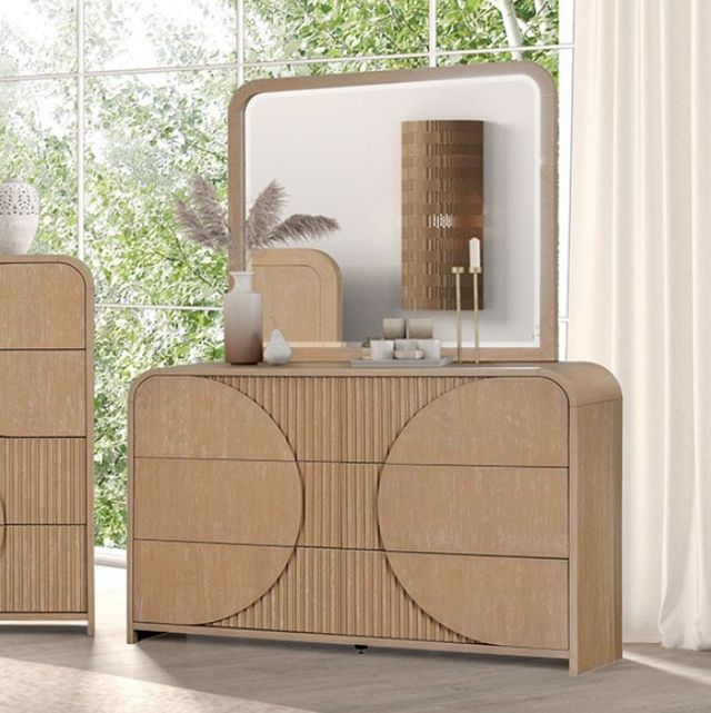 Furniture of America® Tangentry Natural Dresser-1