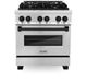 ZLINE Autograph Edition 30" Stainless Steel Pro Style Dual Fuel Range-0
