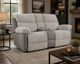 Global Furniture USA U6028 Gray Manual Reclining Loveseat with Console-1