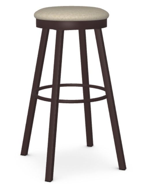 Amisco Customizable Connor Swivel Spectator Stool-0