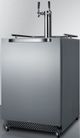 Summit Commerical® 6.04 Cu. Ft. Stainless Steel Built In Outdoor Kegerator-1