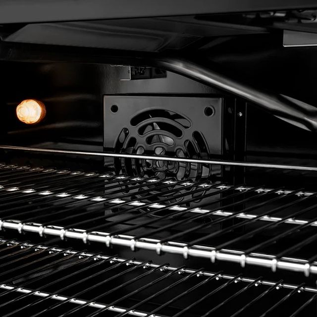ZLINE 36" 5.2 cu. ft. Gas Range with 6 Burner DuoPro™ Cooktop and Convection Gas Oven in Black Stainless Steel -4