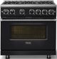 Viking® 7 Series 36" Onyx Pro Style Natural Gas Range-2