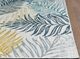 KAS Rugs Dahlia Ivory Blue Palms 5'x7' Area Rug-4