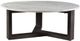 Moe's Home Collection Jinxx Charcoal Grey Coffee Table with Marble Top-0
