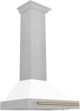 ZLINE 30" Autograph Edition White Matte Wall Mounted Range Hood -1