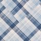 Olliix by Woolrich Blue Plaid California King Flannel Cotton Sheet Set-3