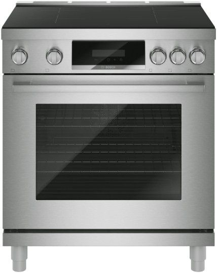 Bosch® 800 Series 30” Stainless Steel Freestanding Induction Range-0