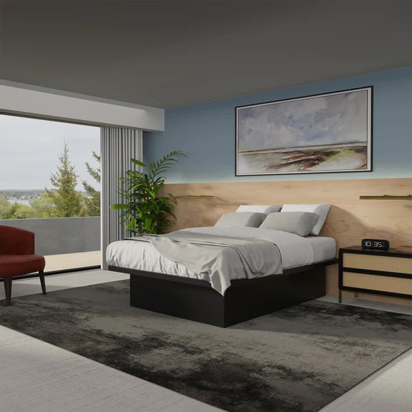 Rize Home Apex Pro Queen Hospitality Platform Base with Panels-2