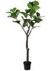 A & B Home Green 59" Artificial Potted Fiddle-Leaf Tree-0