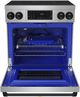 Thor Kitchen® Gordon Ramsay Collection 30" Stainless Steel Pro Style Induction Range with Tilt Panel Touch Control and Black Trim-1