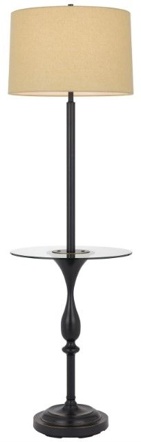 Cal® Lighting & Accessories Sturgis Dark Bronze Floor Lamp-1