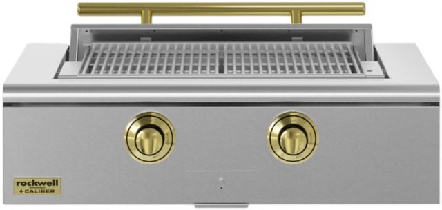 Caliber™ Rockwell 2-Burner Stainless Steel Built-In Liquid Propane Grill with Brass Hardware-0
