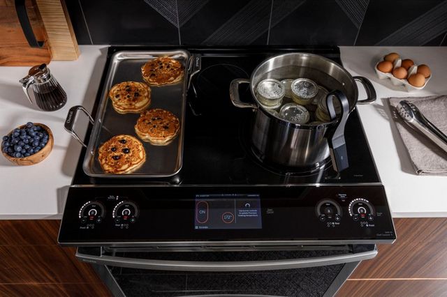 GE Profile™ 30" Fingerprint Resistant Stainless Steel Slide In Induction Range-5