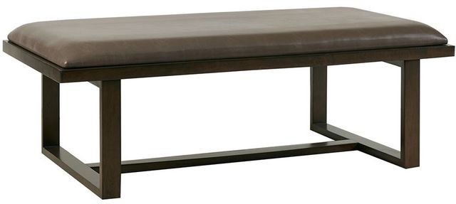 Olliix by Madison Park Tracey Brown Cocktail Ottoman-1