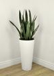 Le Present Caementum White 27" Planter-3