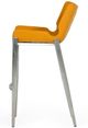 VIG Furniture Modrest Dave 2-Piece Orange Leatherette Bar Stool-2
