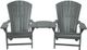 C.R. Plastics Slate Grey Arm Table-1