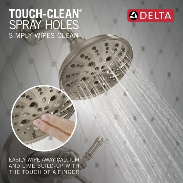 Delta Broderick® 17T Series Lumicoat® Stainless Shower Trim-1