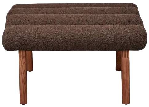 Moe's Home Collection Arlo Deep Brown Accent Stool-1