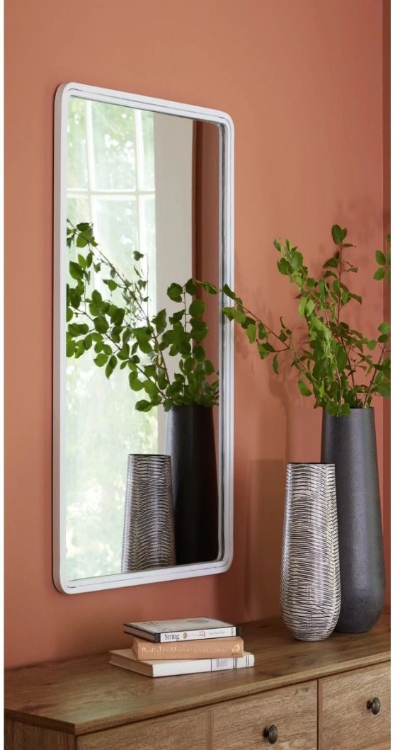 Signature Design by Ashley® Brocky White Rectangular Accent Mirror-4
