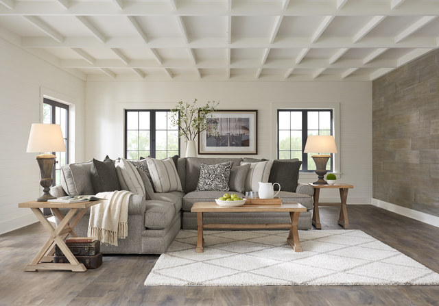 Cindy Crawford Home 3pc Sugar Shack Stone Sectional-KIT9681 P43329504-2