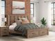 Signature Design by Ashley® Garistyn Light Brown King Panel Storage Bed-1