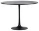 Dovetail Furniture Bolton Antique Black Dining Table-0