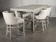 Riverside Furniture Cascade 2-Piece Dovetail/Gray Upholstered Counter Stool Set-1