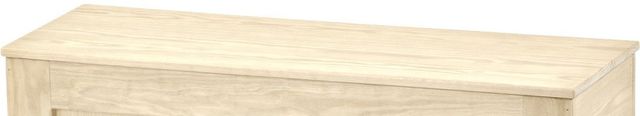 Crate Designs™ Furniture Unfinished Wood Top Storage Bench-1